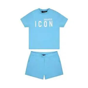 completo dsquared2 bambino celeste
