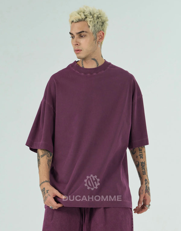 T Shirt Duca Homme Uomo Rossa Slavata | Modello Oversize