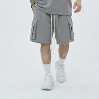 Pantaloncini Cargo Duca Homme Grigio Chiaro Duca Homme