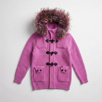 Giacchetto Bark Fucsia con Pelliccia | Uomo Donna