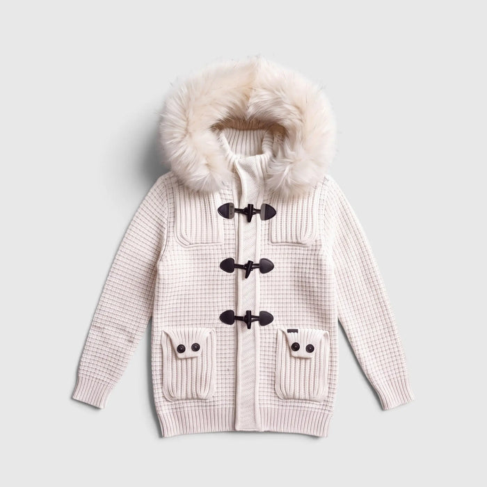 Bark Bianco con Pelliccia | Giubbotto Unisex | Uomo Donna Bark