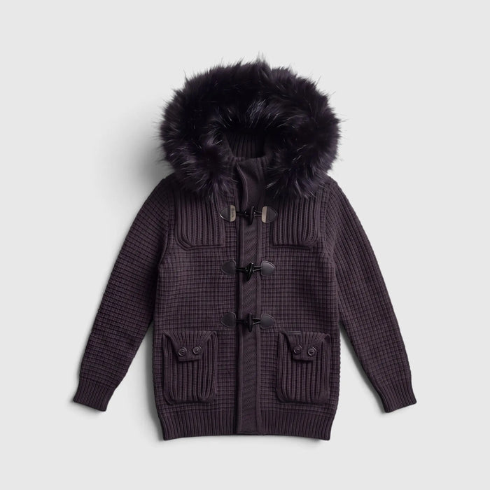 Bark Nero con Pelliccia | Giubbotto Unisex | Uomo Donna Bark