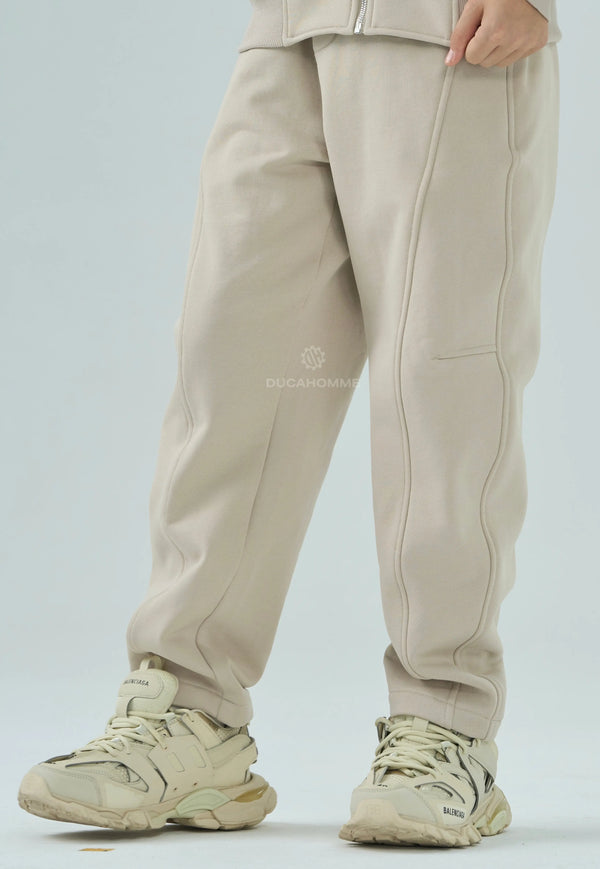 Pantaloni Baggy Duca Homme Bambino Beige