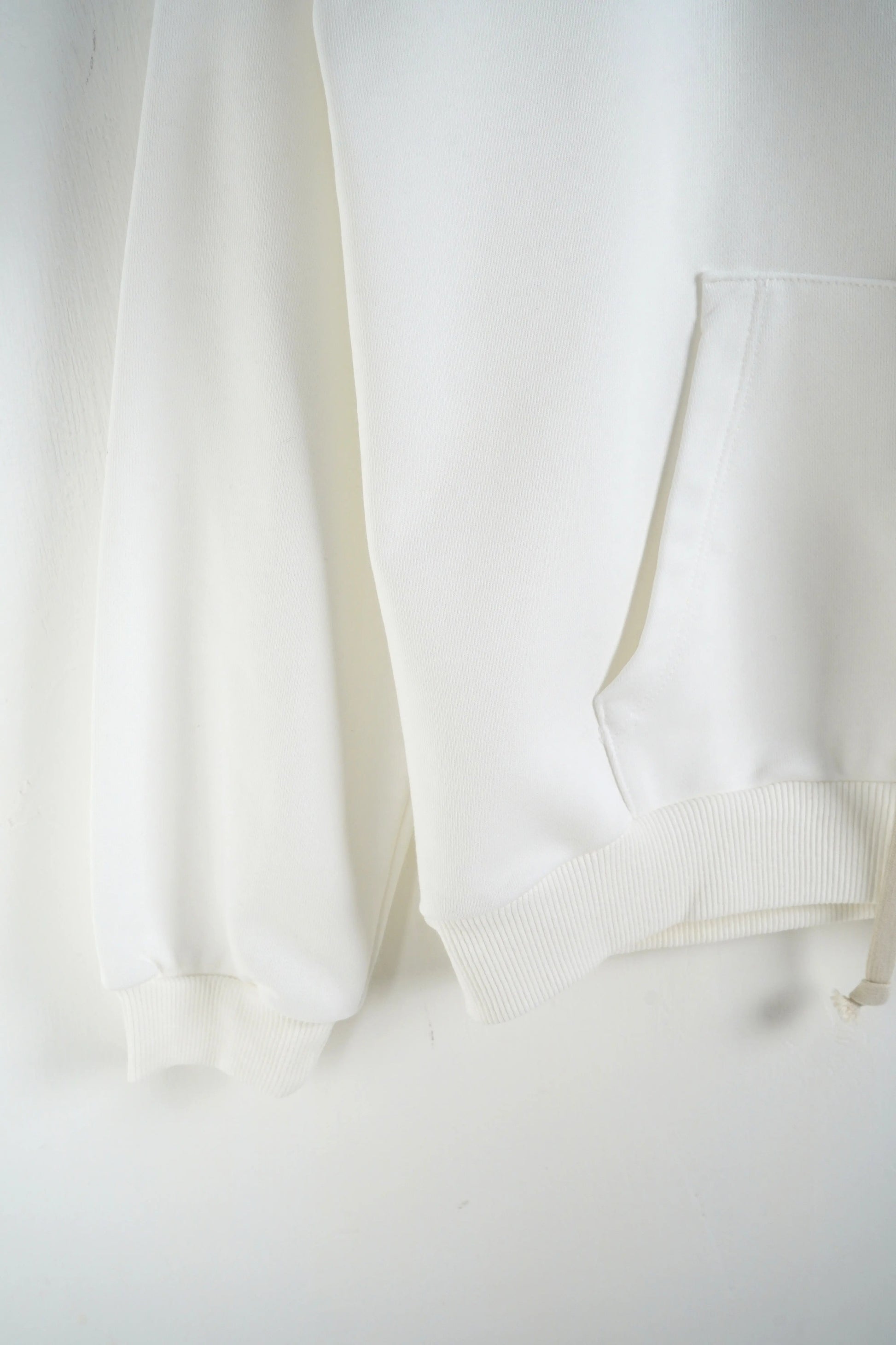 felpa oversize lacci duca homme bianco 1