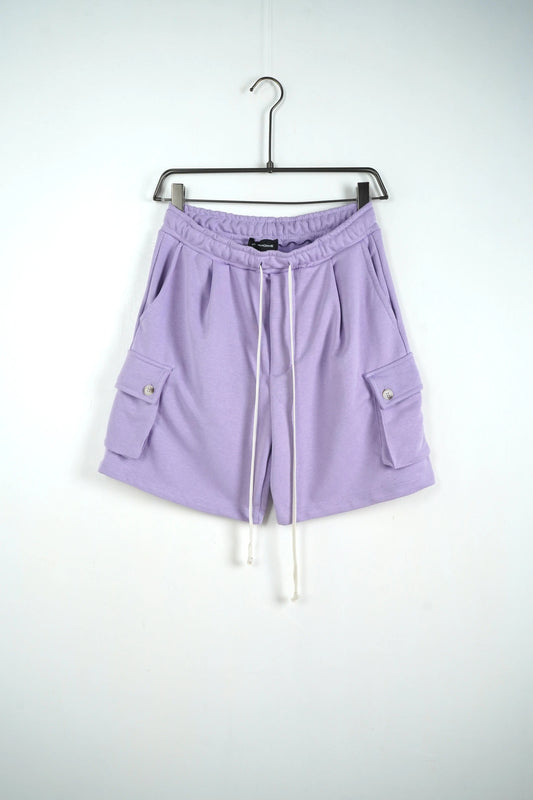 Pantaloncini Duca Homme Uomo | Bermuda Modello Cargo | Viola Lilla