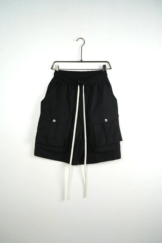 Pantaloncini Duca Homme cargo lacci Nero uomo
