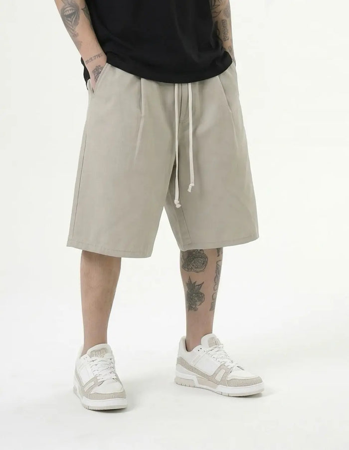 Pantaloncini Duca Homme Oversize Beige Duca Homme