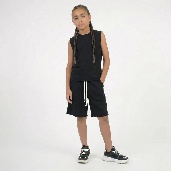 Completo Bambino Duca Homme Canotta/ Pantaloni Nero
