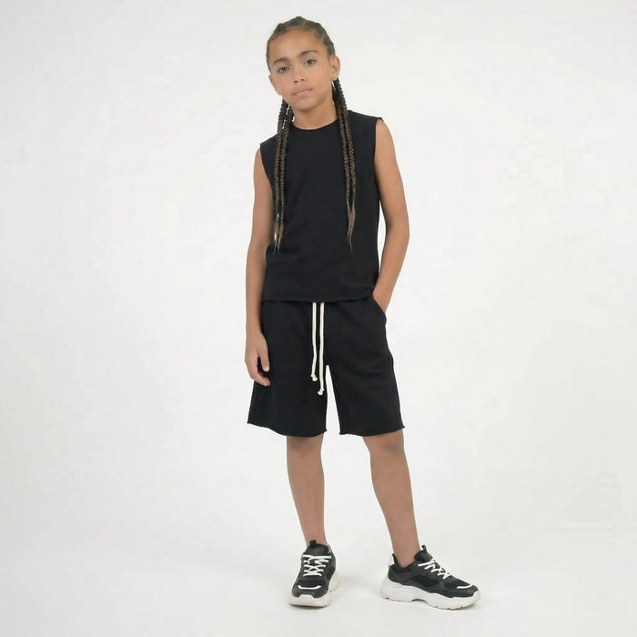 Completo Bambino Duca Homme Canotta/ Pantaloni Nero Duca Homme