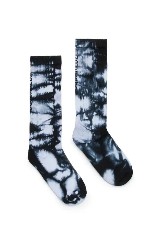 DQ2090-D0A6Y-DQ900 CALZINI DSQUARED2 TIE-DYE NERO (8730500563284) (9669927108935)