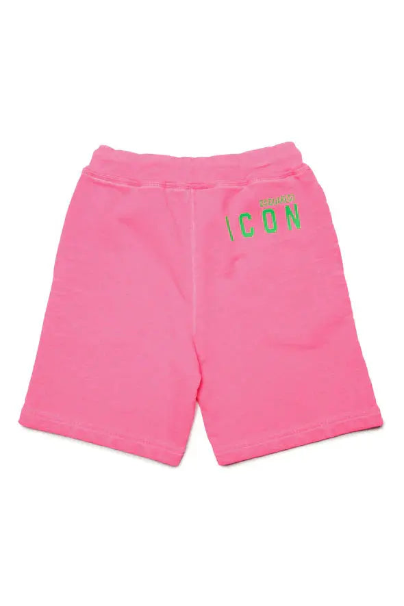 PANTALONCINO DSQUARED2 ICON FLUO (8828739977556) (9669924094279)