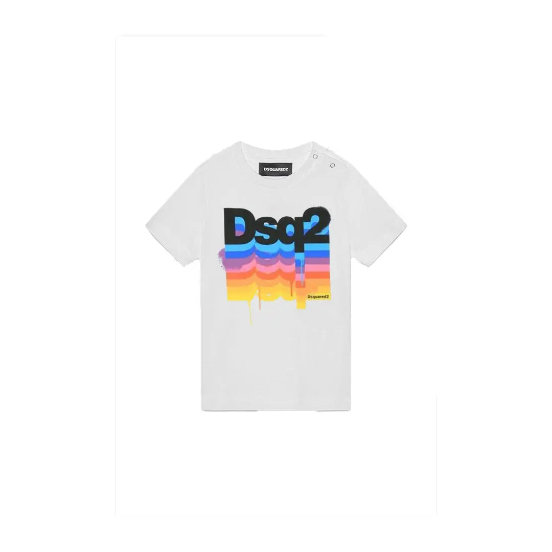 T-SHIRT DSQ2 RAINBOW (8384080937287)