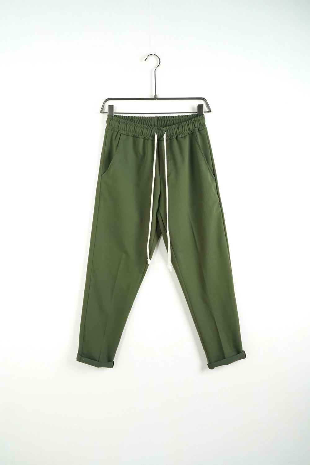 Pantalone Slim fit Duca Homme Verde Militare Duca Homme