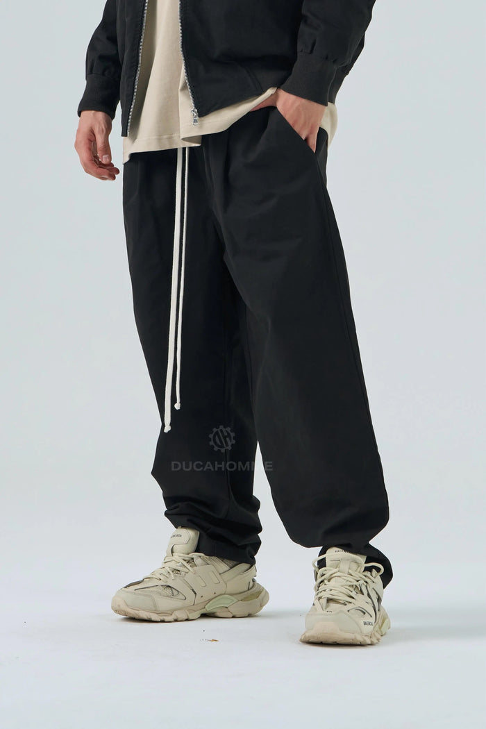 Pantalone Duca Homme Baggy Nero Duca Homme