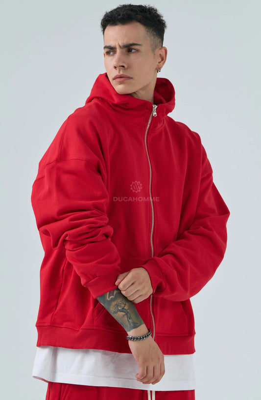 Felpa Duca Homme | Uomo | Oversize | Limited Edition | Rosso Duca Homme