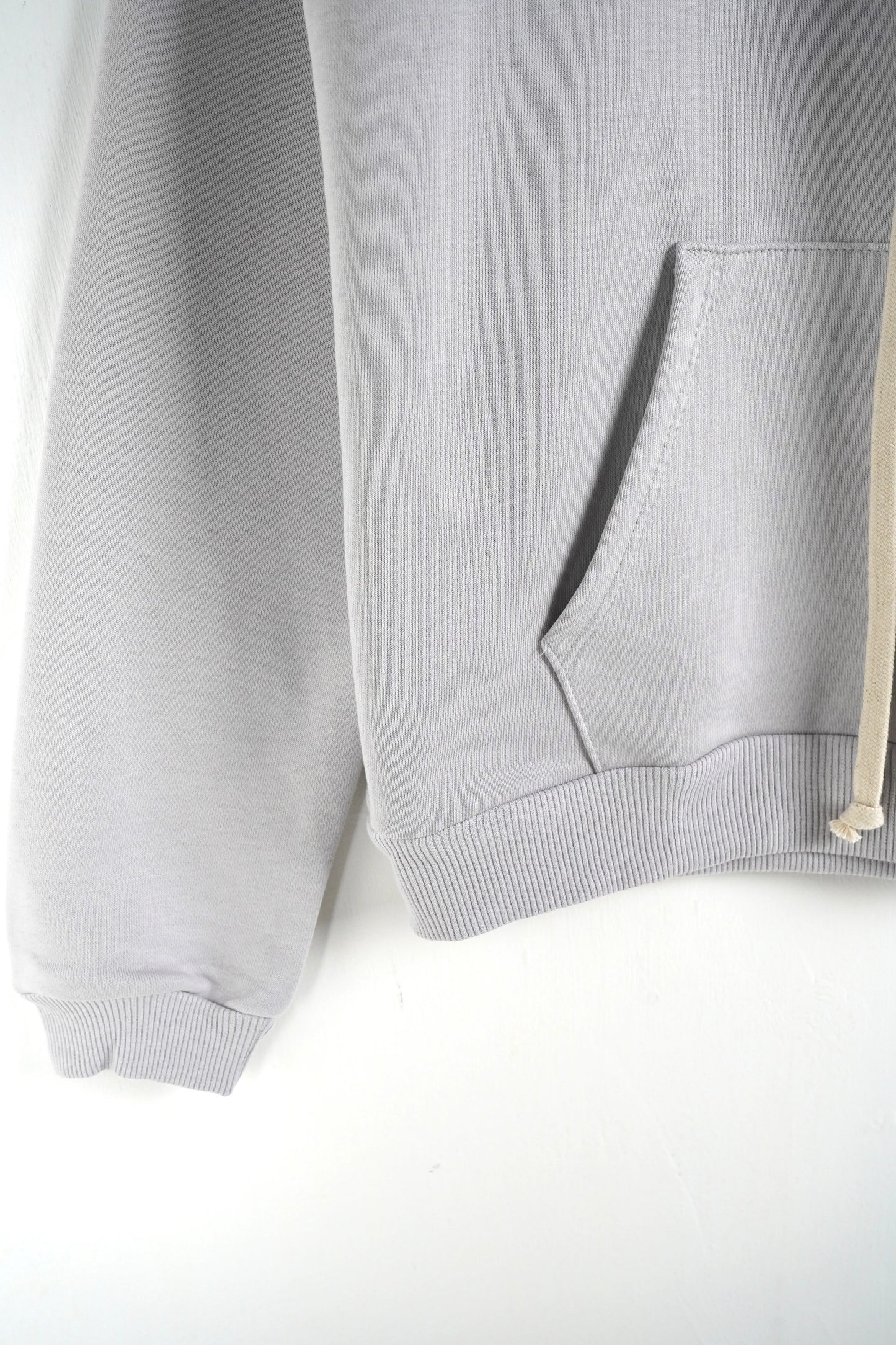 felpa oversize lacci duca homme grigio 1