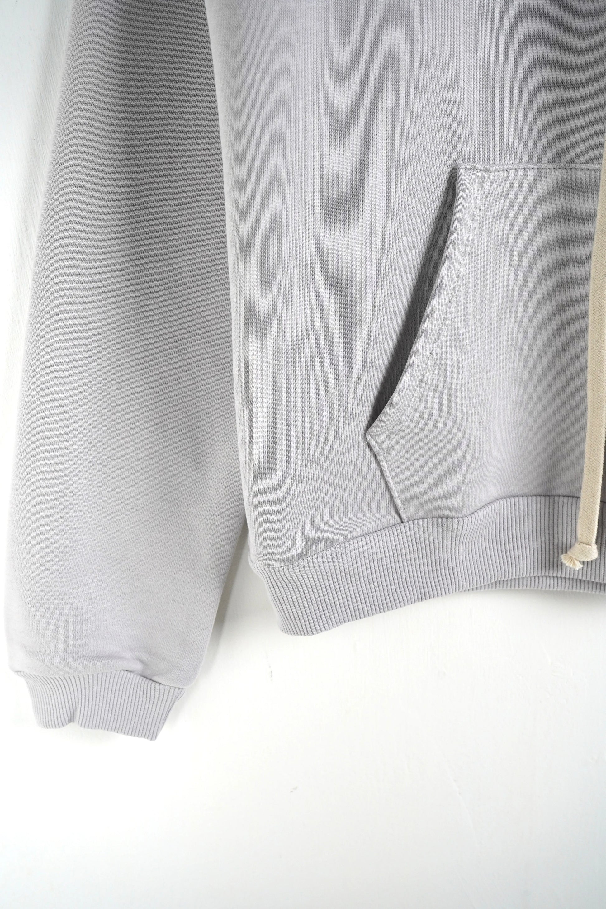felpa oversize lacci duca homme grigio 1