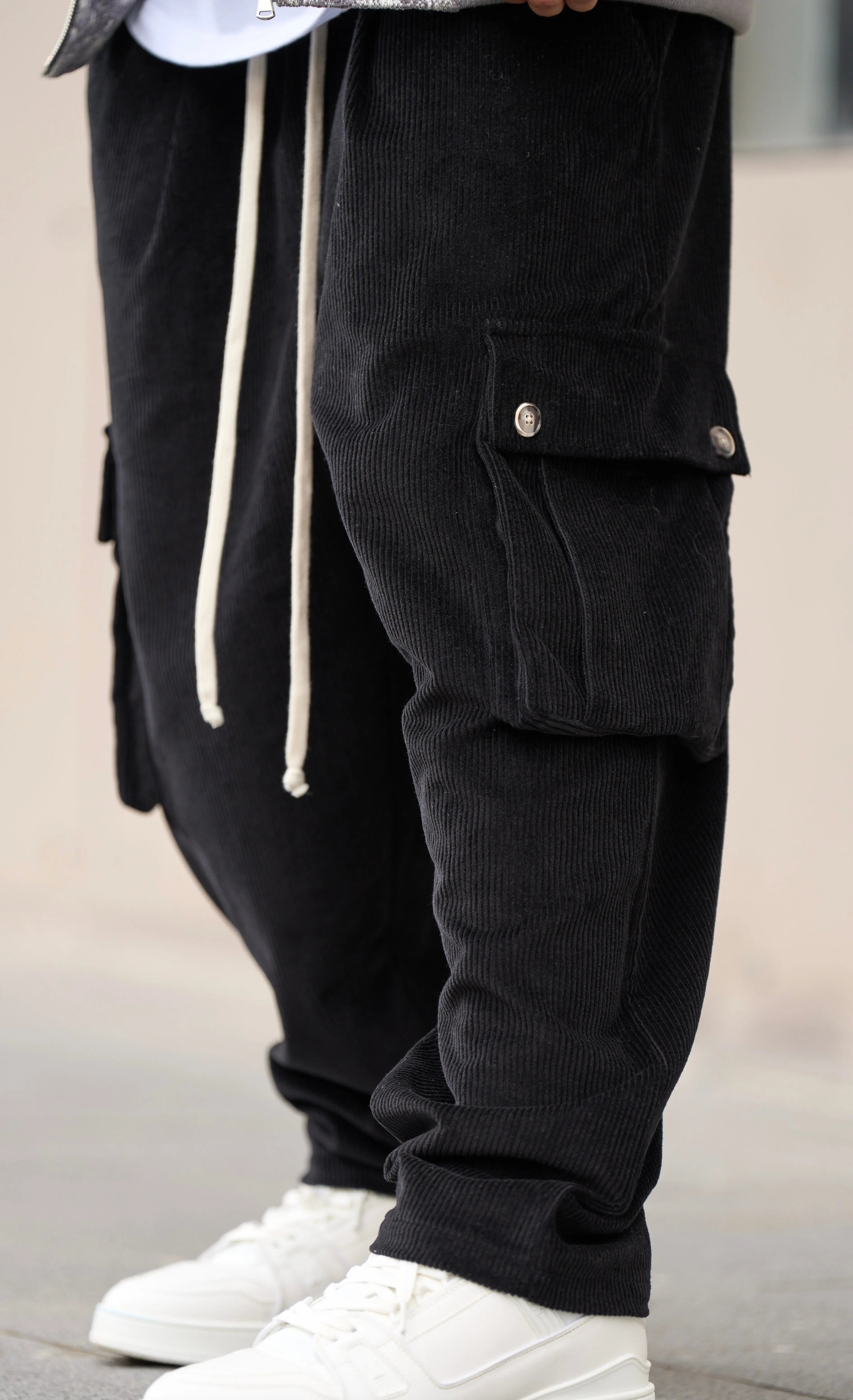 pantalone cargo nero duca homme uomo negozio online roma