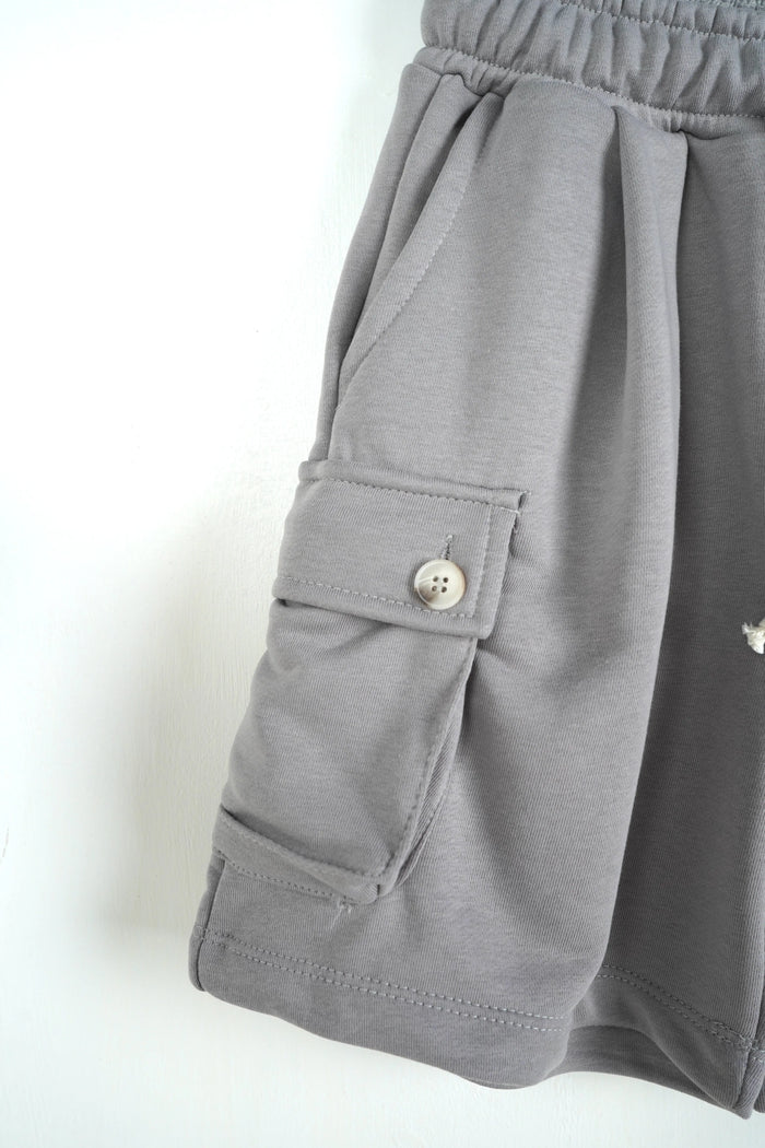 Pantaloncini Cargo Duca Homme Bambino Grigio Duca Homme