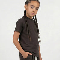 T Shirt Duca Homme Bambino Marrone | Modello Oversize Duca Homme