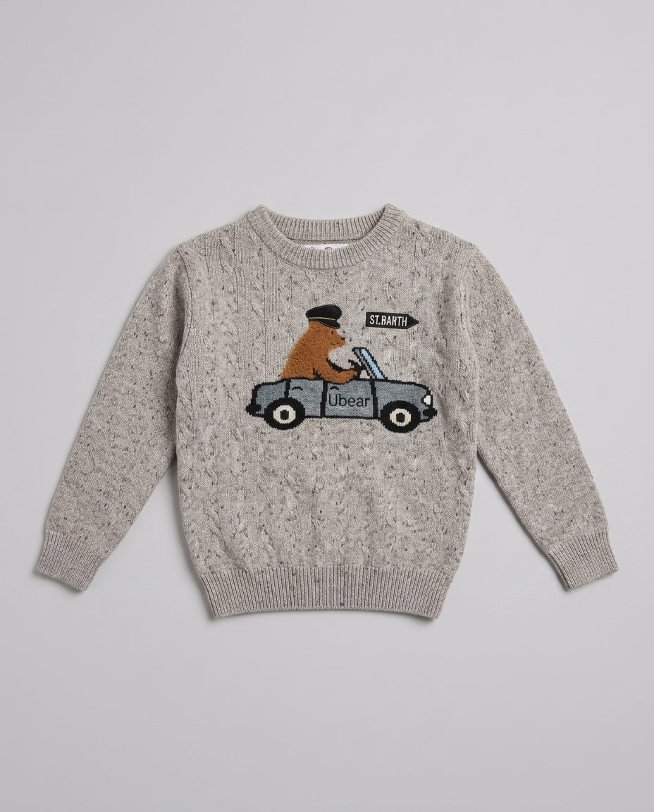 Maglione Saint Barth Kids U Bear – fronte