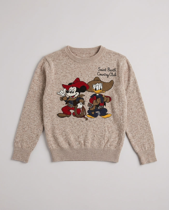 Maglione Saint Barth Kids Mickey Country Club – fronte