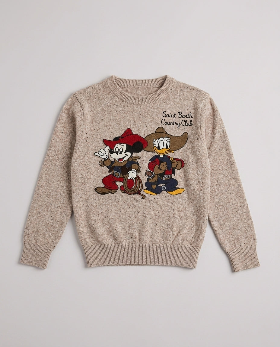 Maglione Saint Barth Kids Mickey Country Club – fronte