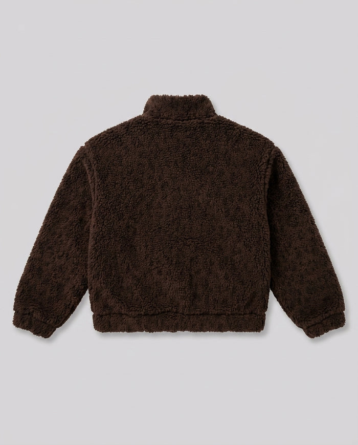 Giacca Teddy Saint Barth Kids Leopardato Scuro – retro