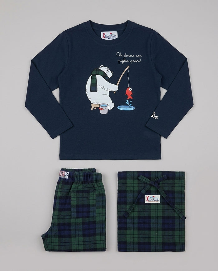 Pigiama Saint Barth Kids Dorme coi Pesci – fronte