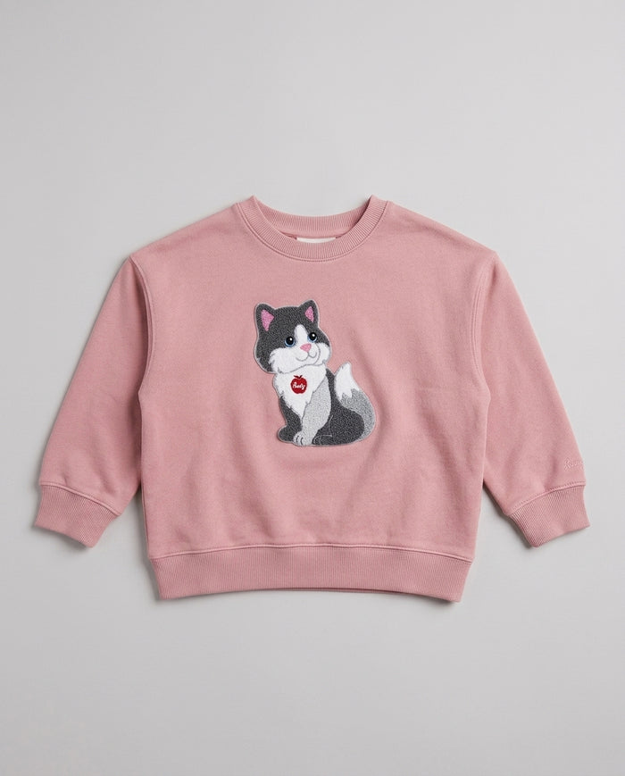 Felpa Saint Barth Kids Trudi Cat – fronte