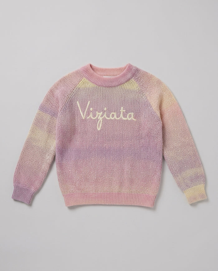 Maglione Saint Barth Kids Viziata Lilla – fronte