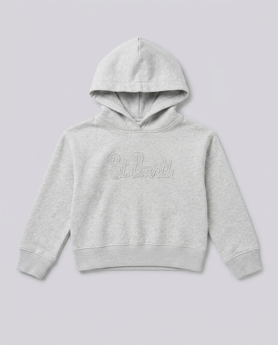 Felpa con Cappuccio Saint Barth Kids Lurex – fronte
