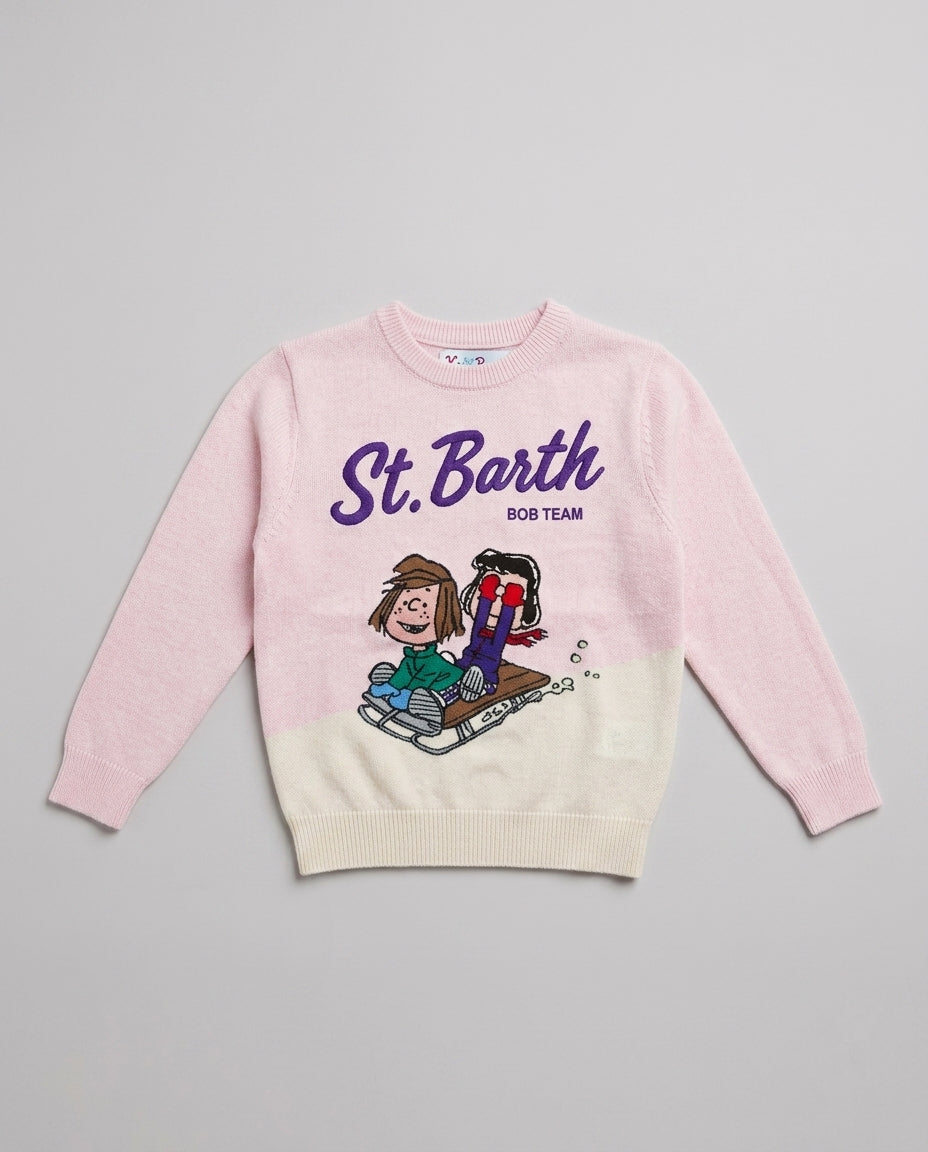 Maglione Saint Barth Kids Peanuts Bob Team – fronte
