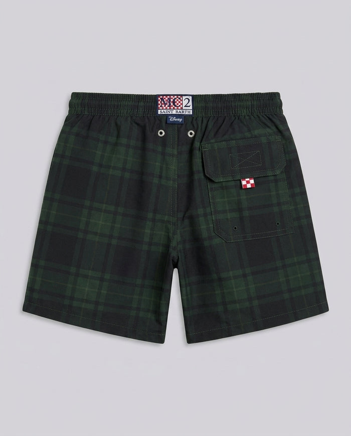 Costume Mare Saint Barth Kids Topolino Tartan – retro