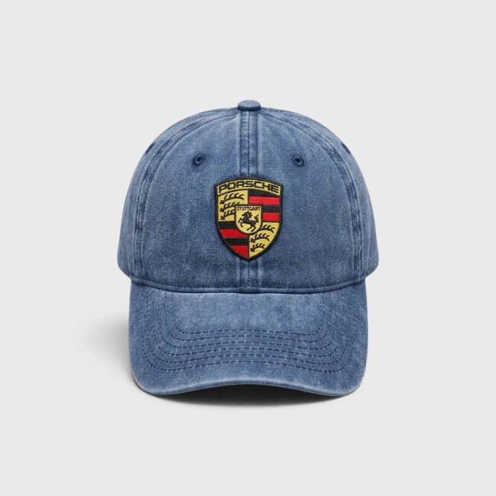 Cappello con Visiera MC2 Saint Barth Porsche in Denim | Bambino Mc2 Saint Barth