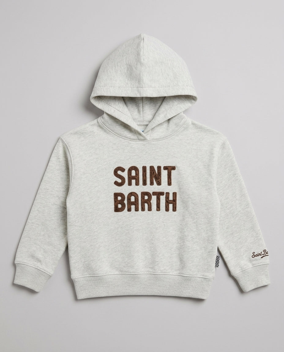 Felpa Saint Barth Kids Classic Leopardato – fronte