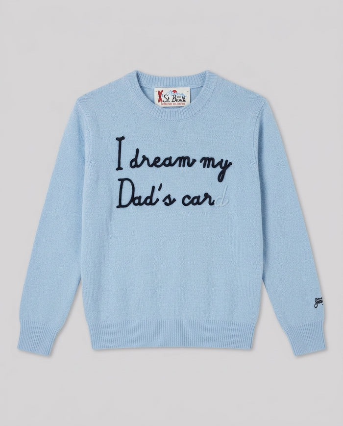 Maglione Saint Barth Kids Dad Card – fronte