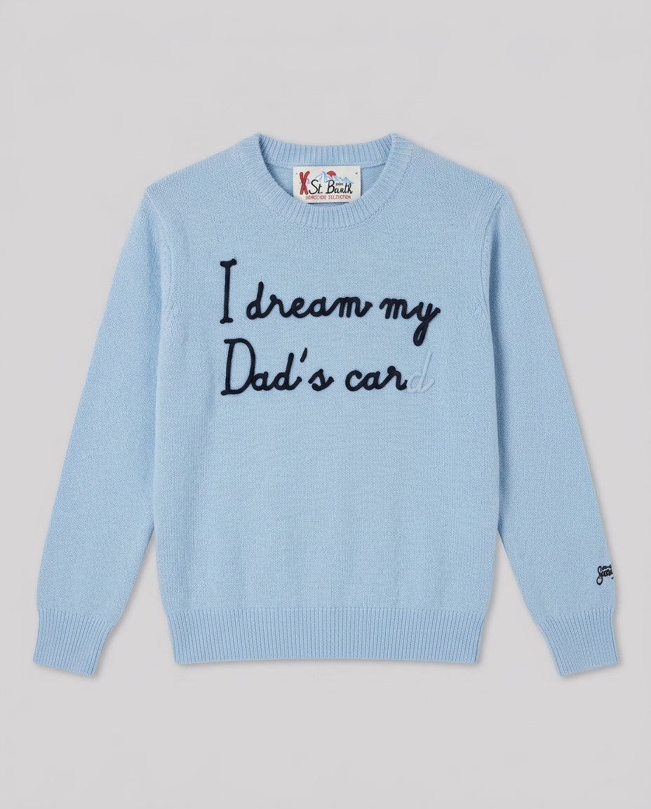 Maglione Saint Barth Kids Dad Card – fronte