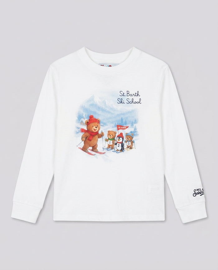 Maglia Manica Lunga Saint Barth Kids Ski School – fronte