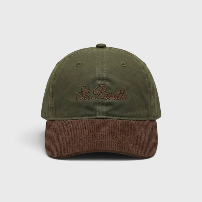 Cappello con Visiera MC2 Saint Barth in Velluto a Coste Cerato | Bambino Mc2 Saint Barth