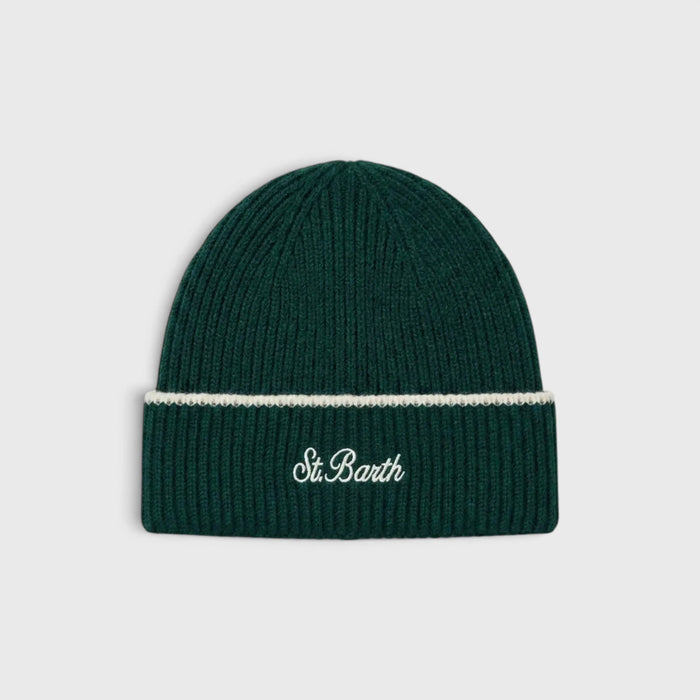 Cappello in Lana MC2 Saint Barth Verde Inglese | Bambino Mc2 Saint Barth