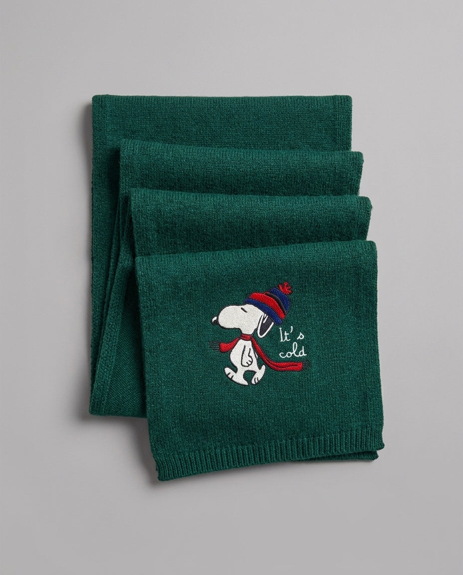 Sciarpa Saint Barth Kids Snoopy Cold – fronte