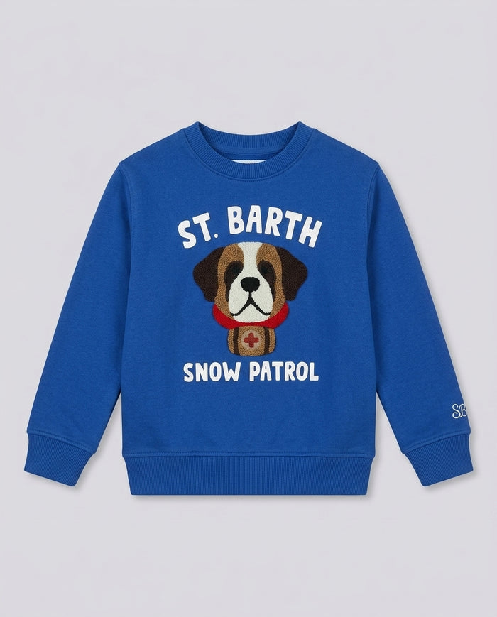 Felpa Saint Barth Kids Snow Patrol – fronte