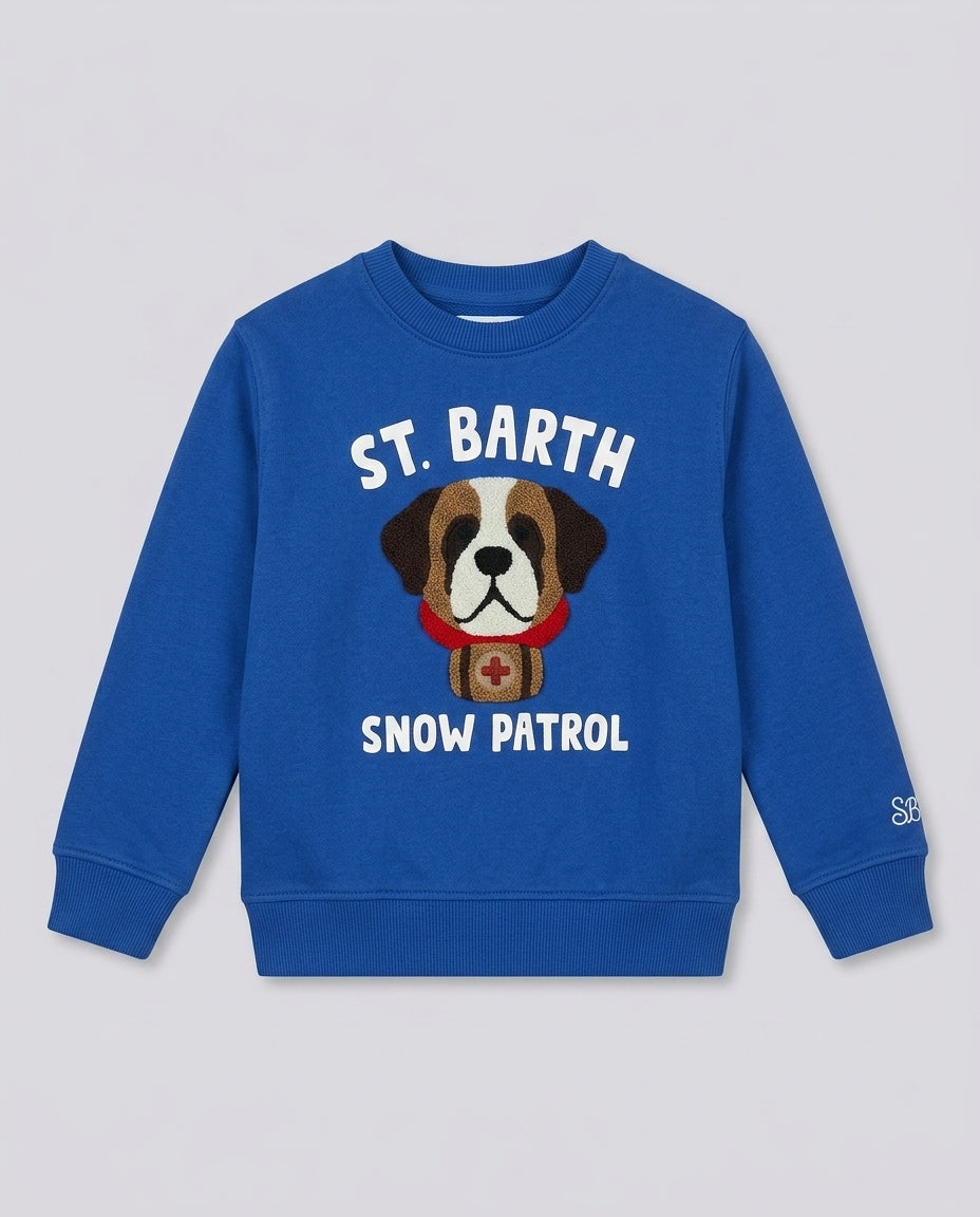 Felpa Saint Barth Kids Snow Patrol – fronte
