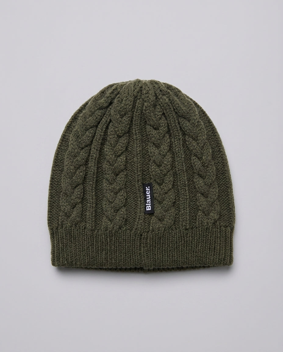 Beanie Blauer Kids da neonato – fronte