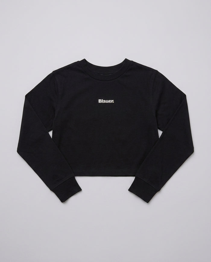 Felpa Blauer Kids nera da bambina 8 anni – fronte