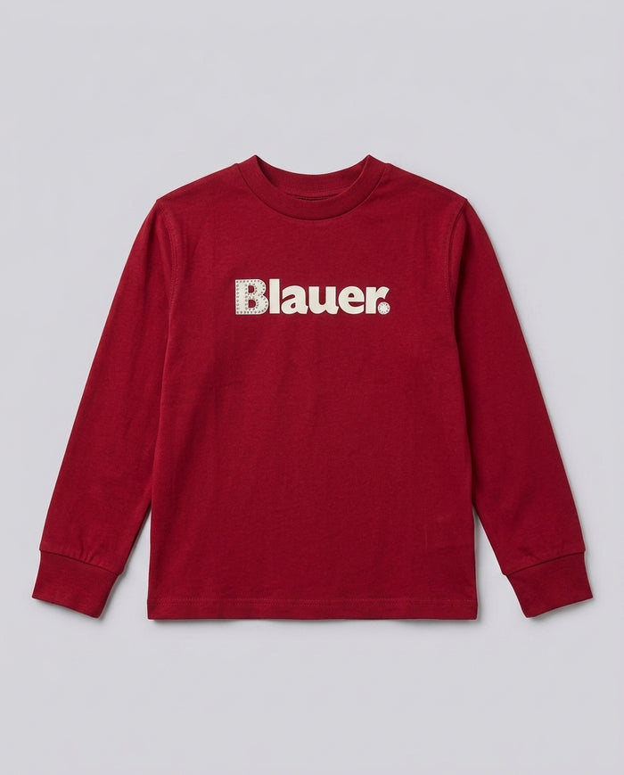 Felpa Blauer Kids bordeaux da bambina 8 anni – fronte