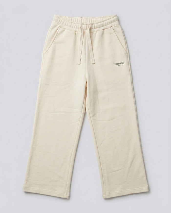 Pantaloni Blauer Kids panna da bambina 8 anni – fronte