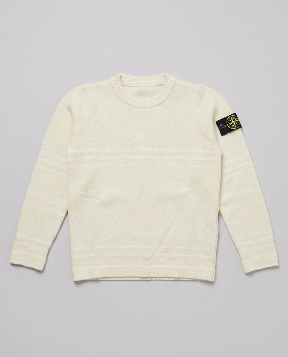Maglione Stone Island Kids panna da bambino 10 anni – fronte