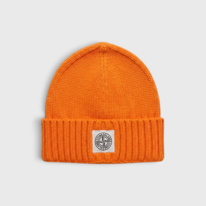Stone Island Junior Cappello Arancio Stone Island